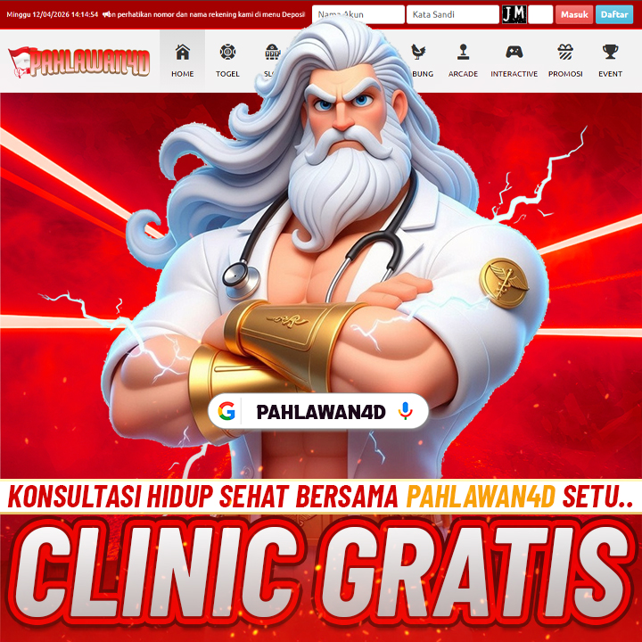 PAHLAWAN4D Konsultasi Hidup Sehat Bersama PAHLAWAN4D Setu Clinic Gratis Size US S / EU 44-46 / 1 - 1 Thumbnail